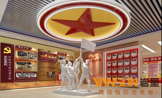 巖星建設(shè)|黨建文化展廳設(shè)計(jì)的幾大思路插圖(5)