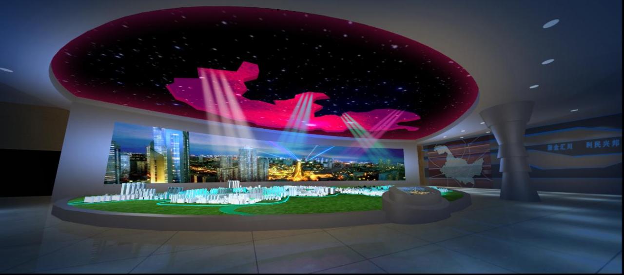 ?展廳設計中的電子投影沙盤是什么？插圖